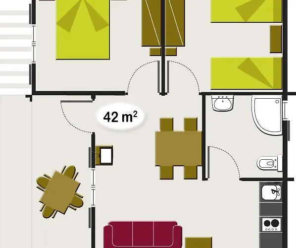 博尔达阿纳德特简易别墅酒店 * 维拉诺瓦